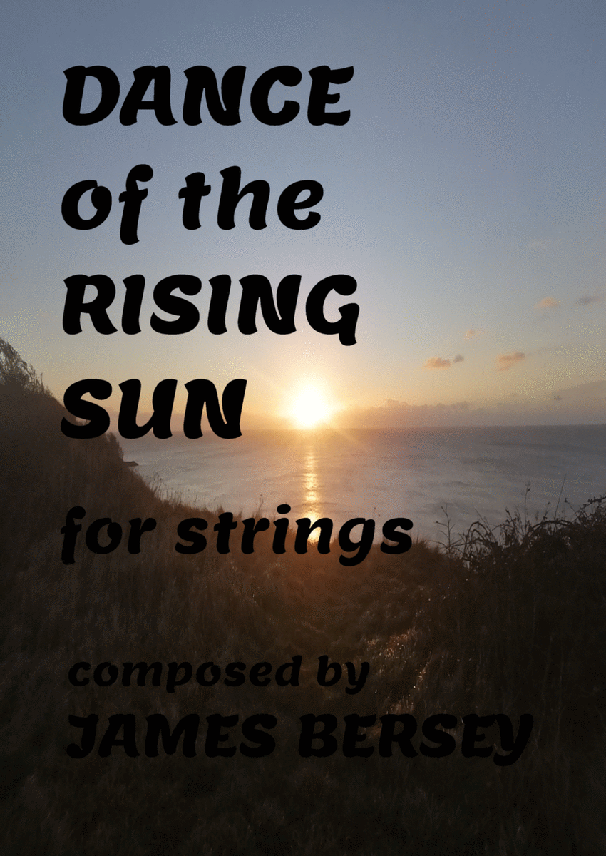 DANCE OF THE RISING SUN (SCORE)