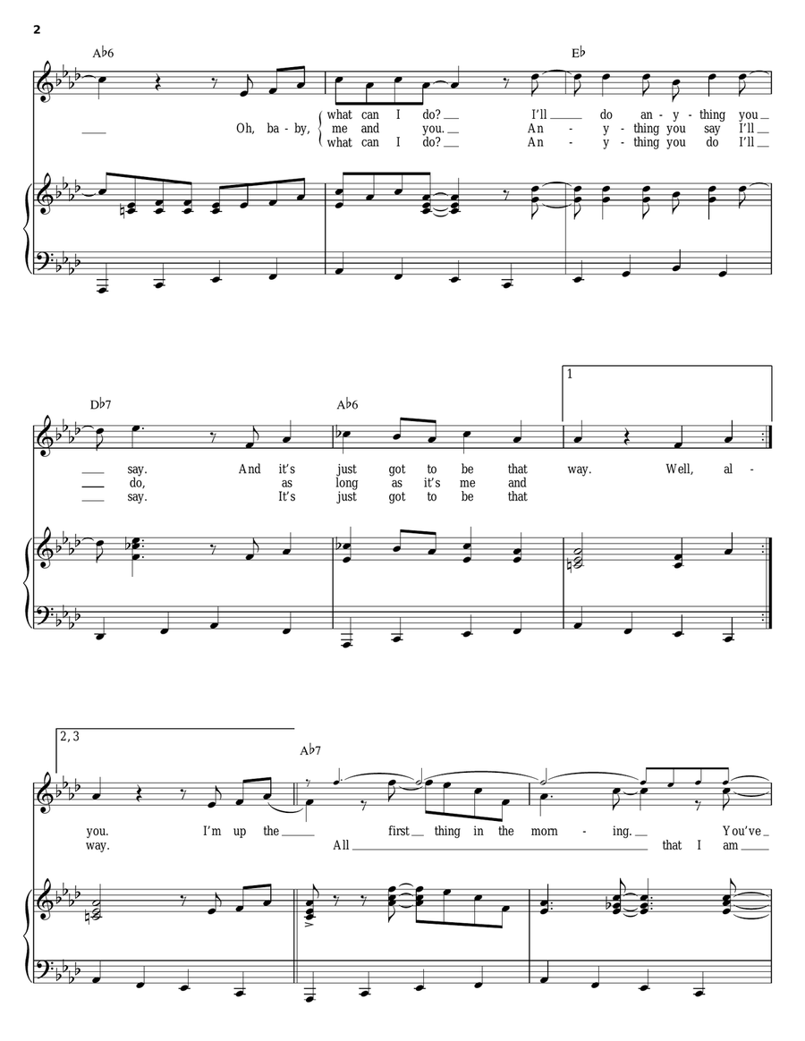 Alright, Okay, You Win Alright, Okay, You Win Piano, Vocal scores gallery preview page 2