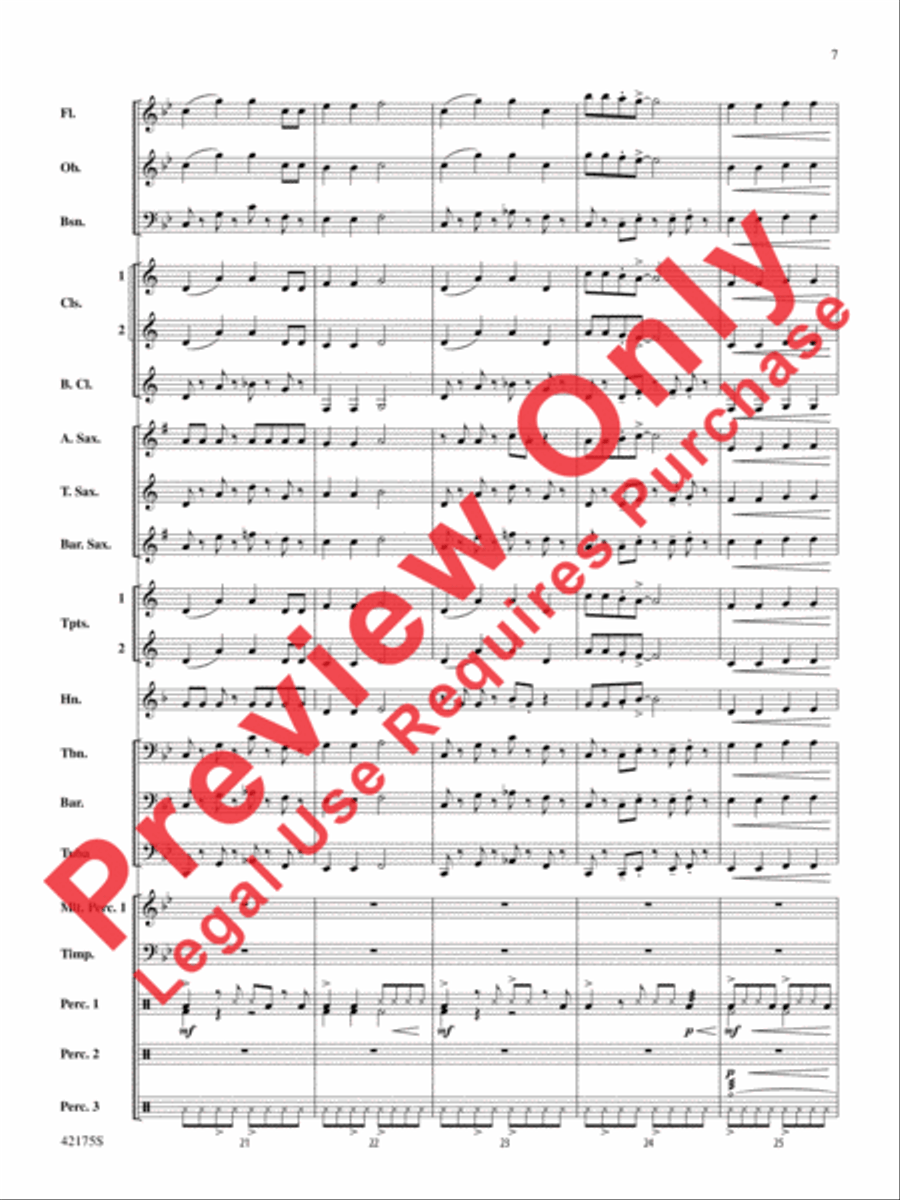 Hyperdrive Concert Band scores gallery preview page 7