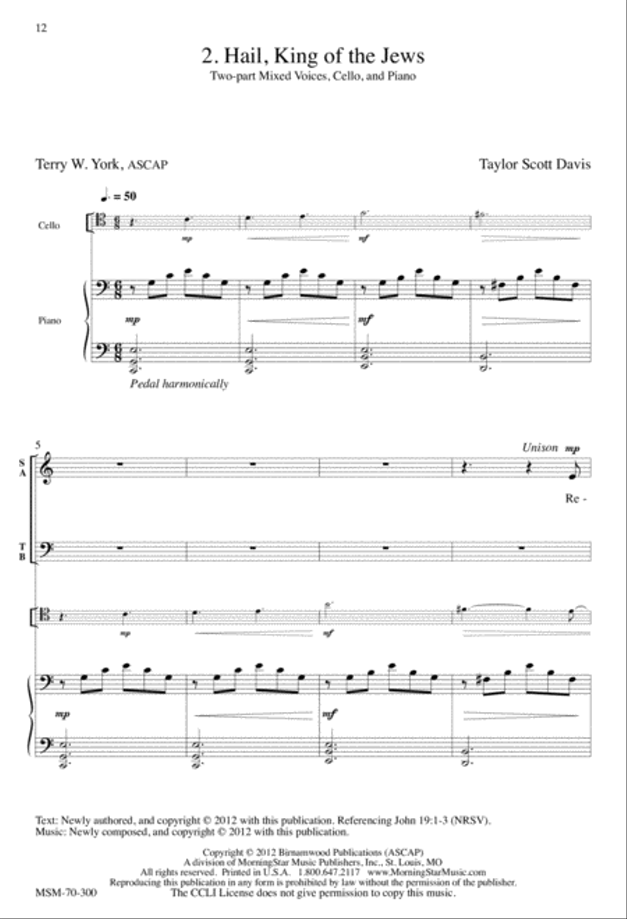 Return to Me (Choral Score) 4-Part scores gallery preview page 7