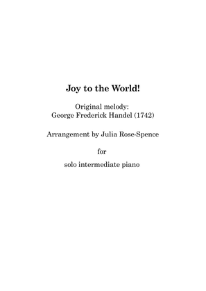 Joy to the World (new arrangement for intermediate pianists)