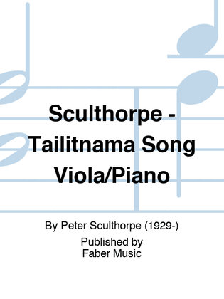 Sculthorpe - Tailitnama Song Viola/Piano
