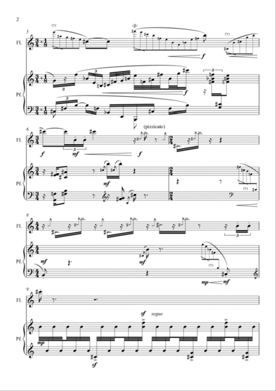 Giuseppe Colardo: DUNE (ES 1023) Flute Solo scores gallery preview page 4