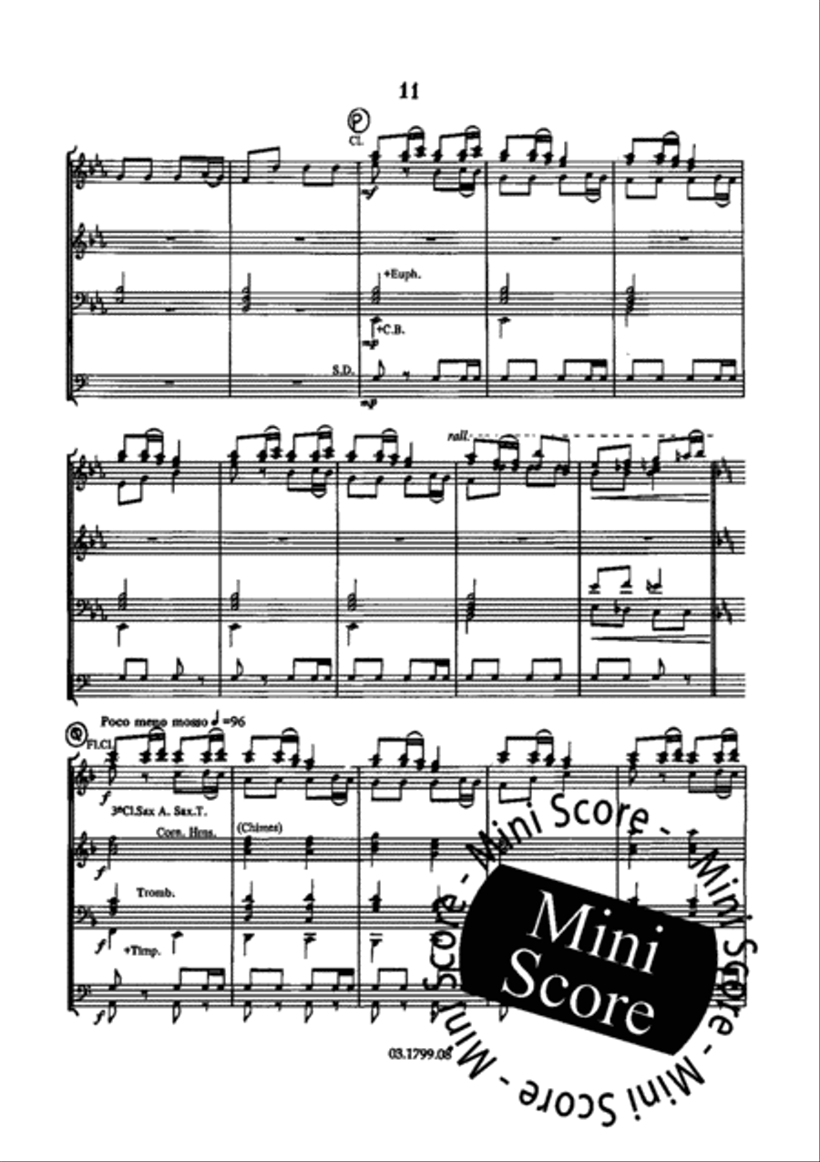 A Norwegian Christmas Overture Concert Band scores gallery preview page 15