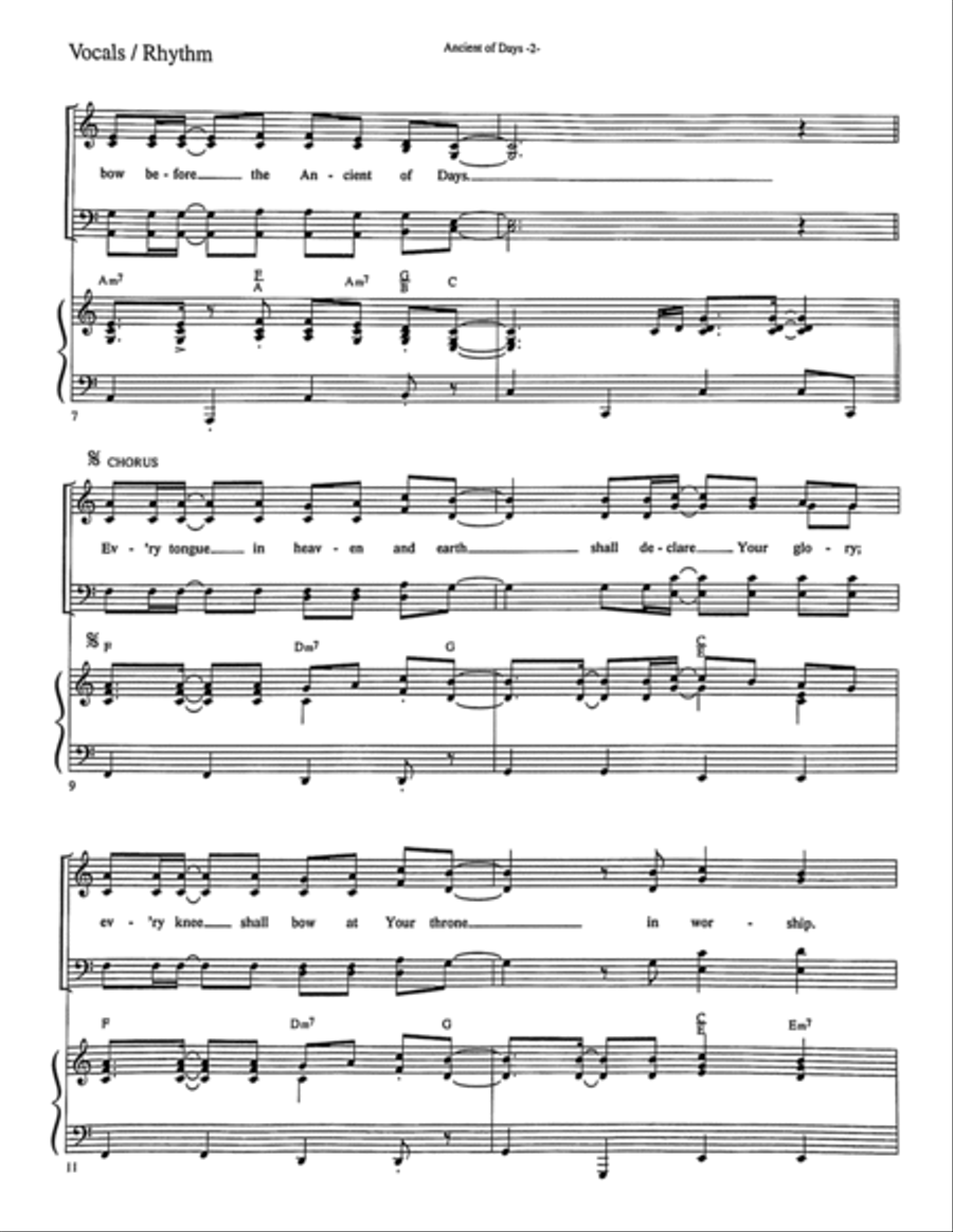 Ancient Of Days 4-Part scores gallery preview page 3