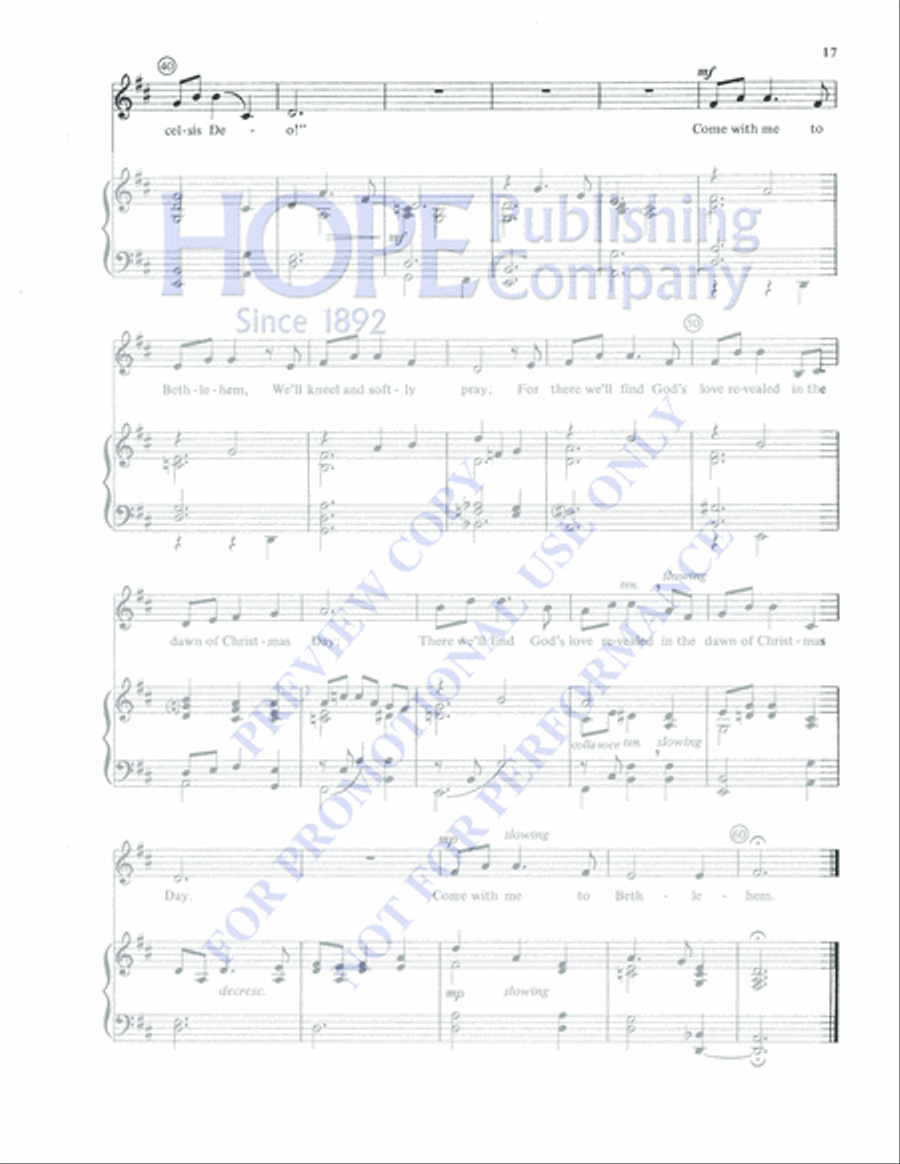 Come with a Singing Heart Voice Solo scores gallery preview page 21