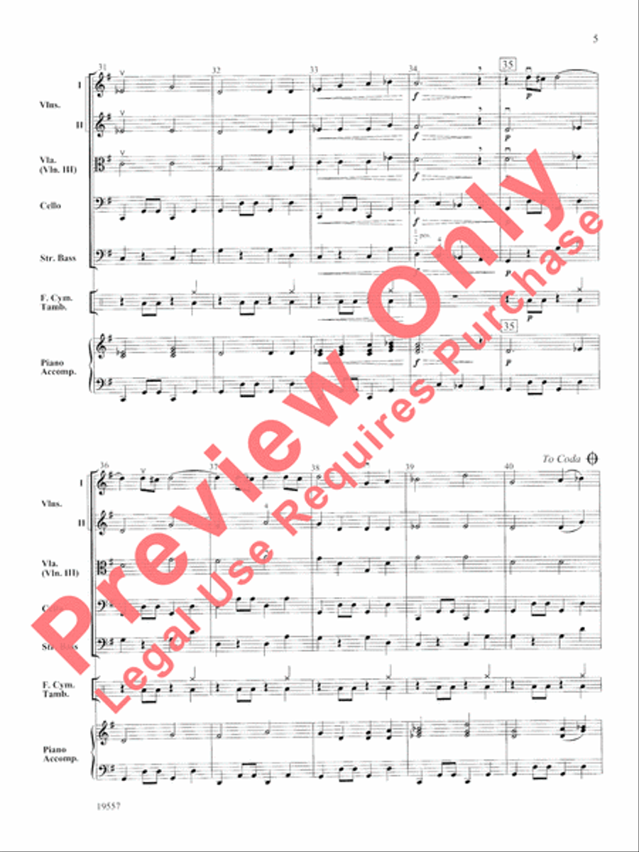 Sahara Crossing String Orchestra scores gallery preview page 6