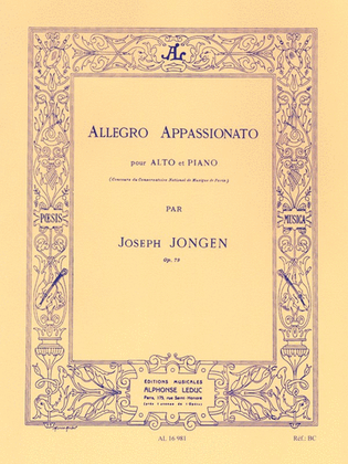 Book cover for Allegro Appassionato Op. 79
