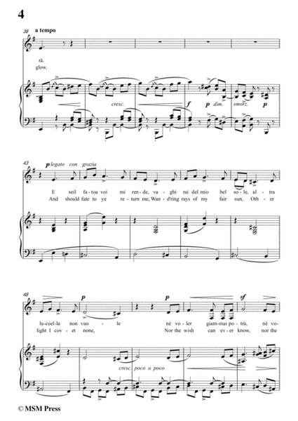 Marcello-Il mio bel foco,in e minor,for Vioce and Piano image number null