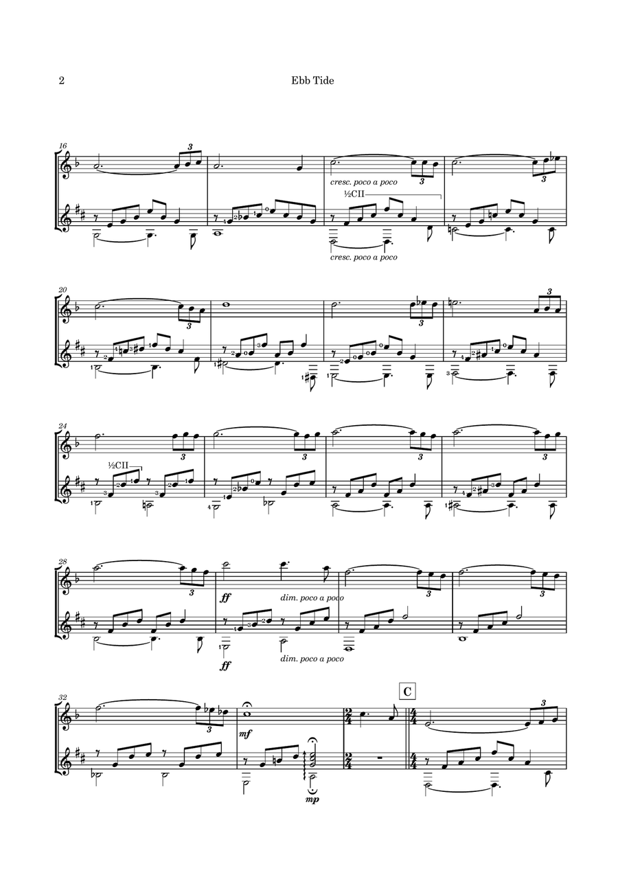 Ebb Tide Flute scores gallery preview page 5