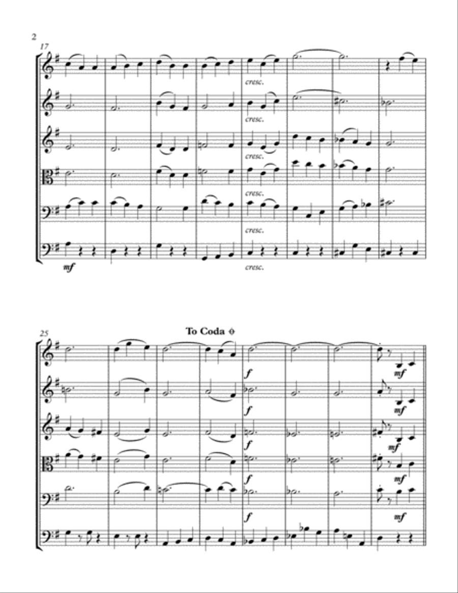 It's The Most Wonderful Time Of The Year String Quartet scores gallery preview page 2