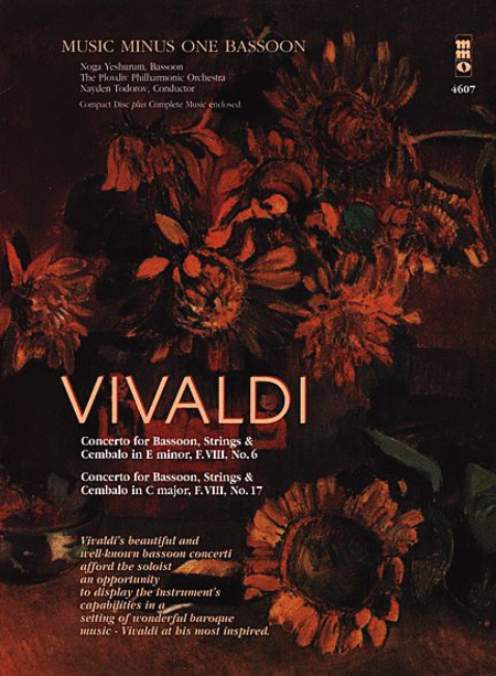 VIVALDI Concerto in e, F.VIII/6 (RV484); Concerto in C, F.VIII/17 (RV472)