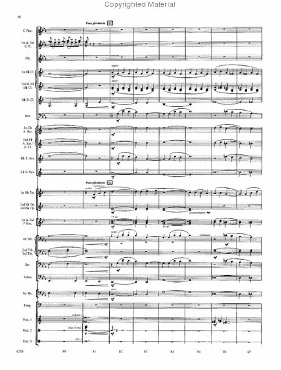 River of Life Concert Band scores gallery preview page 17