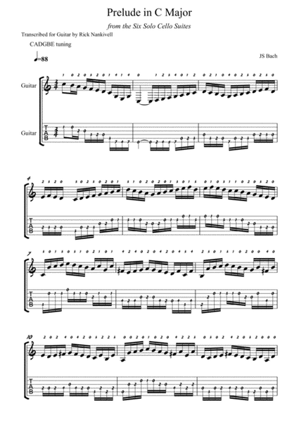 Prelude in C major BWV 1009