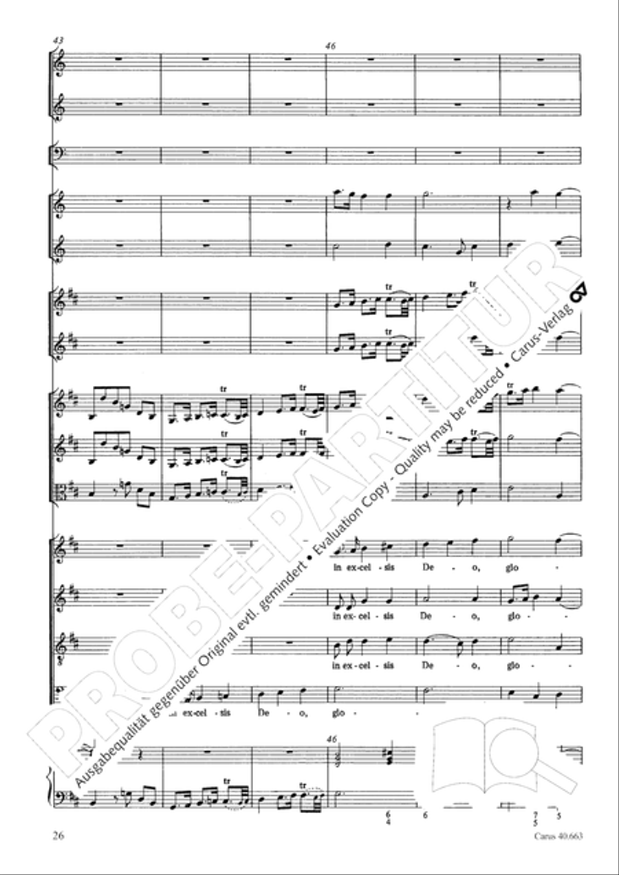 Mass in D minor (Missa in d) ATB scores gallery preview page 42