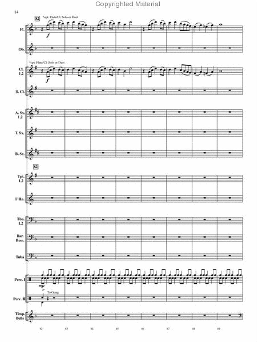Rondo on a Modal Theme Rondo on a Modal Theme Concert Band scores gallery preview page 15