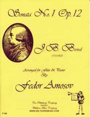 Book cover for Sonata No.1, Op.12 (Fedor Amosov)