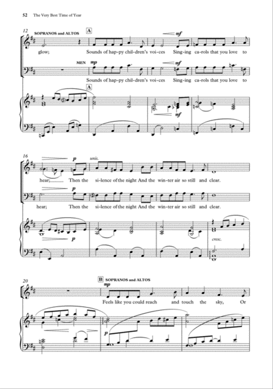 John Rutter Carols for SA and Men SA scores gallery preview page 7
