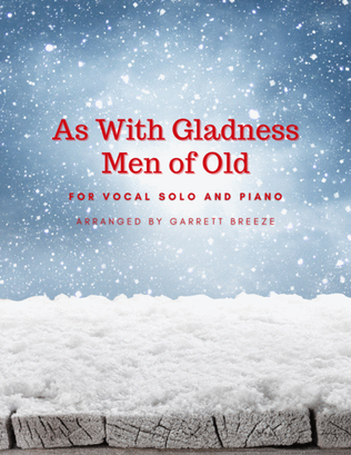 As With Gladness Men of Old (Vocal Solo & Piano)