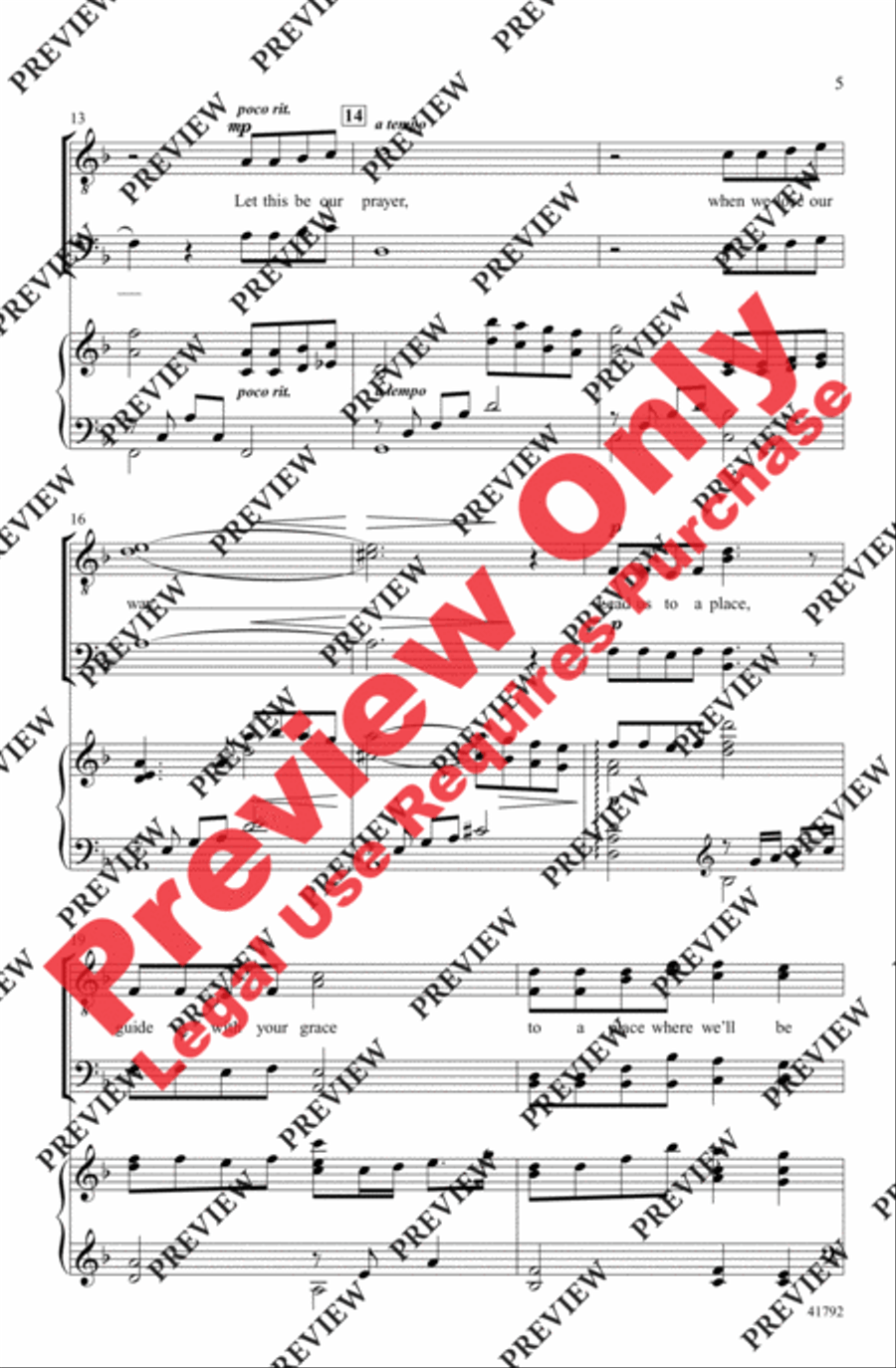 The Prayer - SoundTrax CD (CD only) Choir scores gallery preview page 5