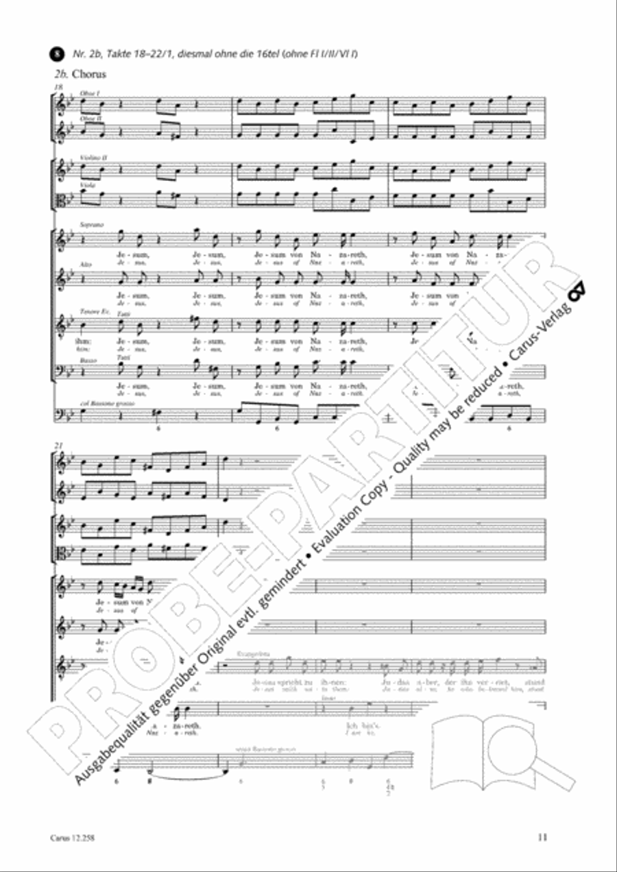 Johann Sebastian Bachs Johannes-Passion fur Kinder und Jugendliche STB scores gallery preview page 12