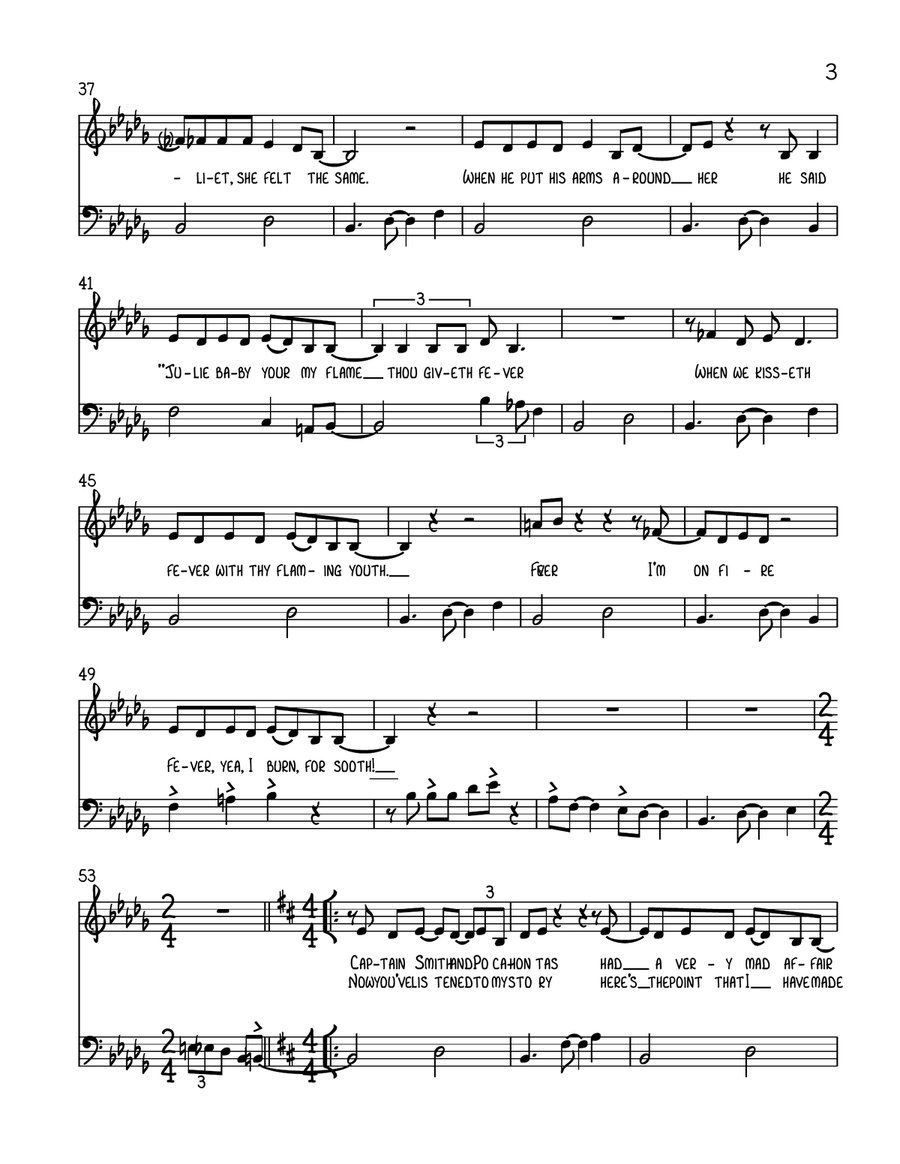 Fever Double Bass scores gallery preview page 3