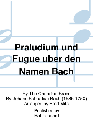 Book cover for Praludium und Fugue uber den Namen Bach