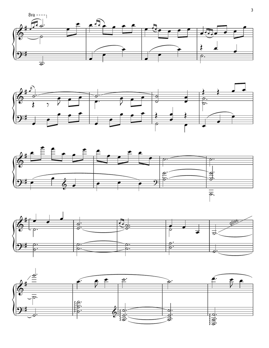 On Golden Pond Piano Solo scores gallery preview page 3