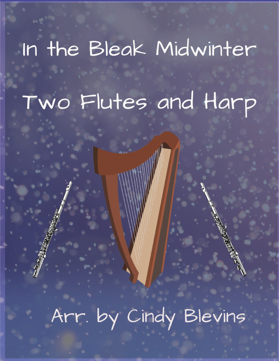 In the Bleak Midwinter, Two Flutes and Harp Flute Duet scores gallery preview page 1