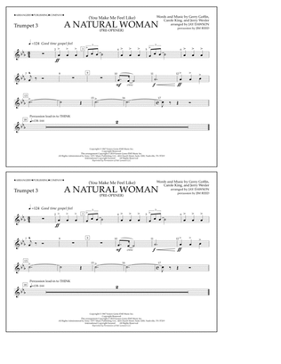 (You Make Me Feel Like) A Natural Woman (Pre-Opener) (arr. Jay Dawson) - Trumpet 3