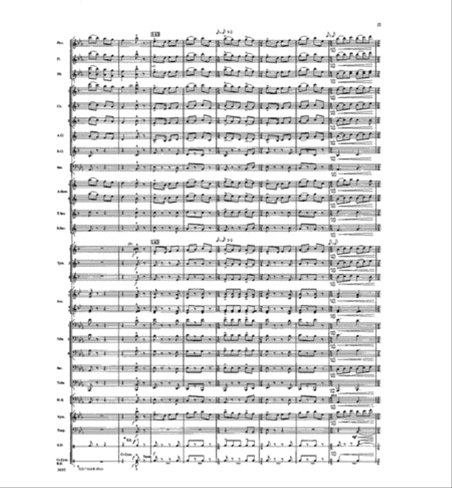 In All Its Glory Concert Band scores gallery preview page 21