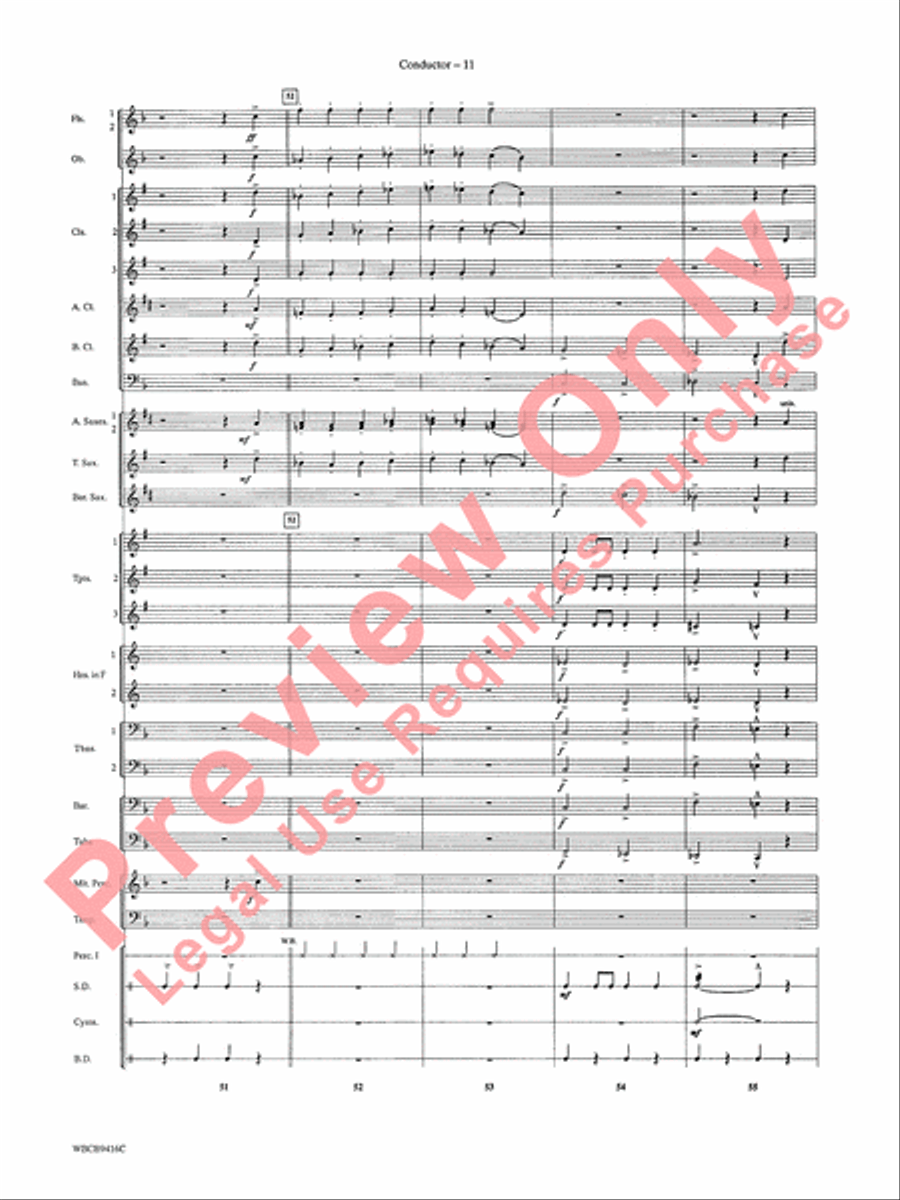 Strike Up the Band Concert Band scores gallery preview page 13