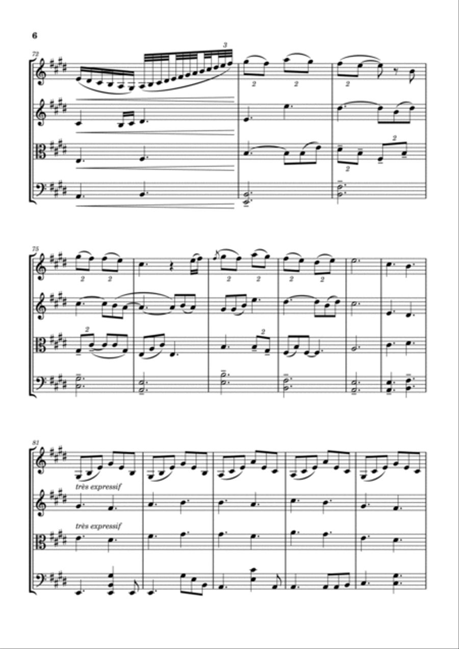 Pointless String Quartet scores gallery preview page 6