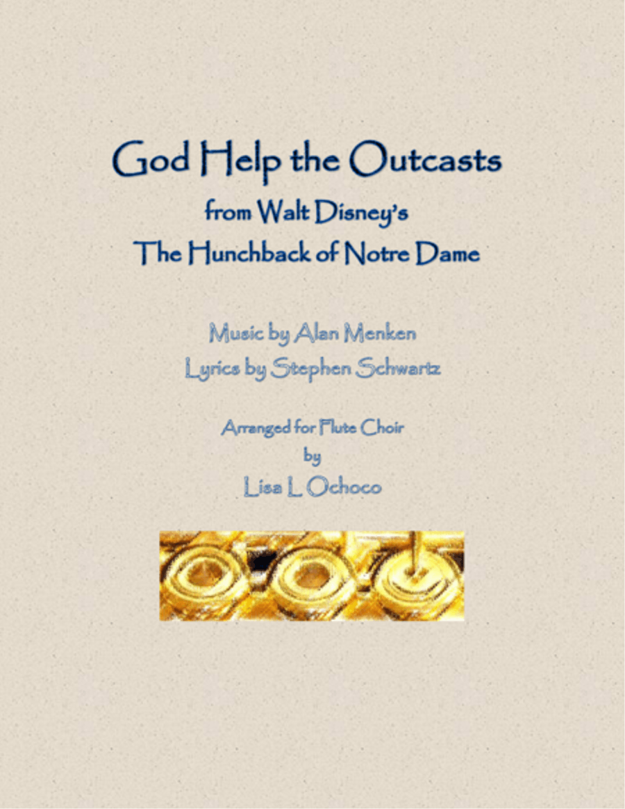 God Help The Outcasts Flute Choir scores gallery preview page 1