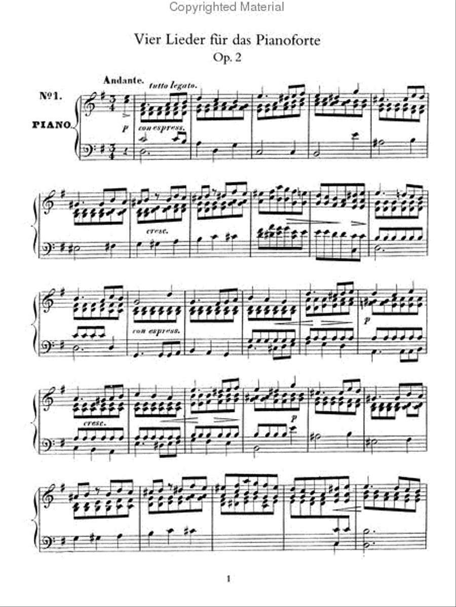 Fanny Mendelssohn Hensel Piano Music Piano Solo scores gallery preview page 2