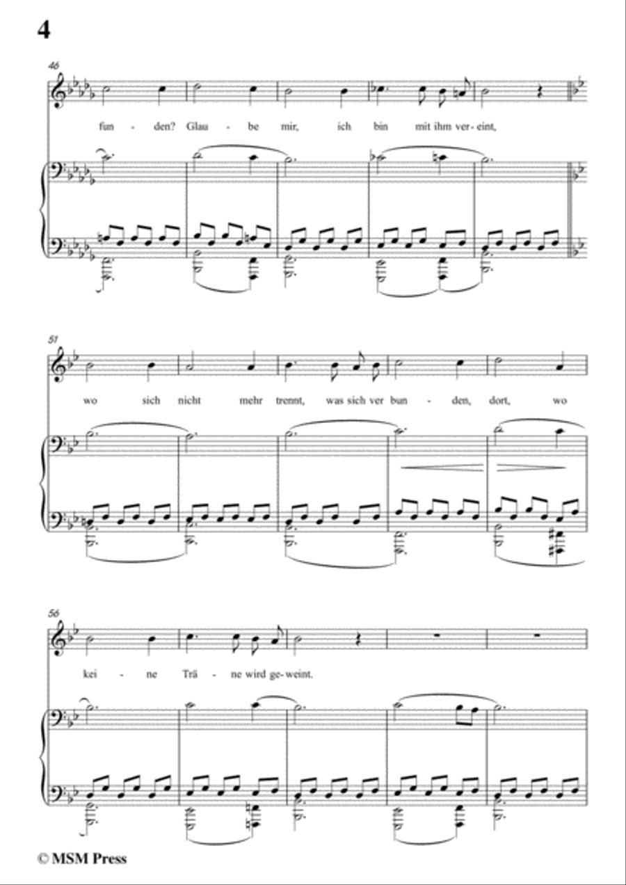 Schubert-Thekla: Eine Geisterstimme(Thekla: A Spirit Voice),D.595,in b flat minor,for Voice&Piano Voice scores gallery preview page 6