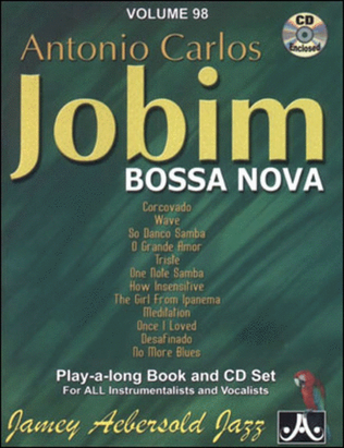 Book cover for Antonio Carlos Jobim Book/CD No 98