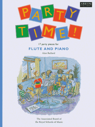 Book cover for Party Time! 17 party pieces for flute and piano
