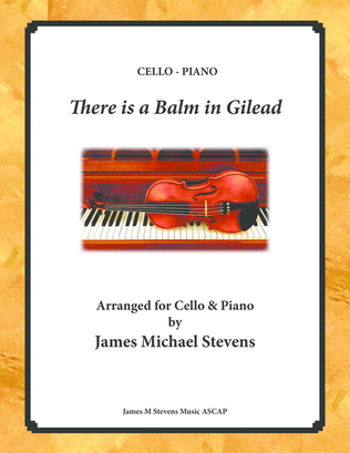 Book cover for There is a Balm in Gilead - Cello & Piano