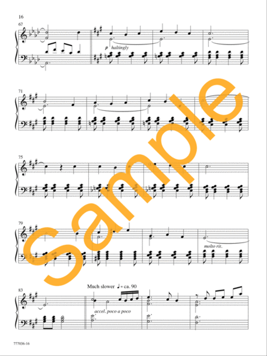Thy Presence, My Light Piano Solo scores gallery preview page 15