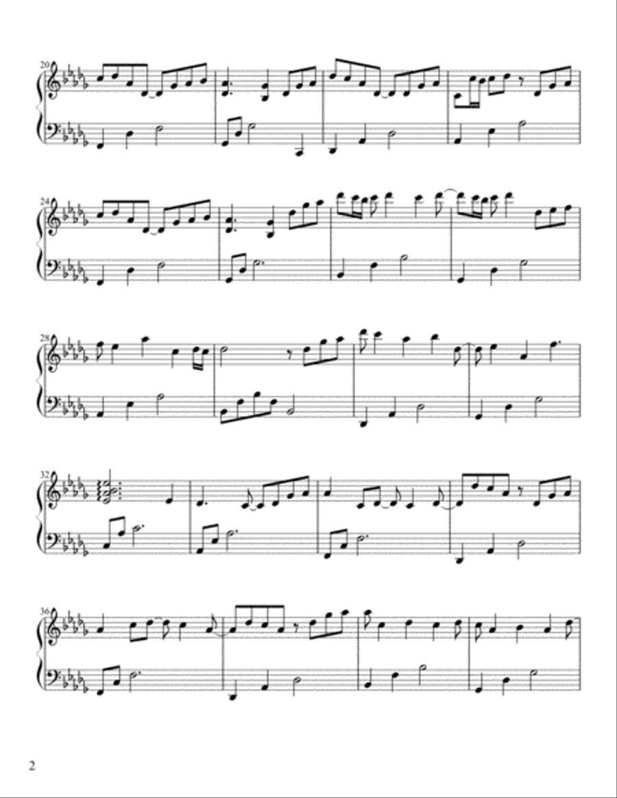 Daybreak Daybreak Piano Solo scores gallery preview page 2