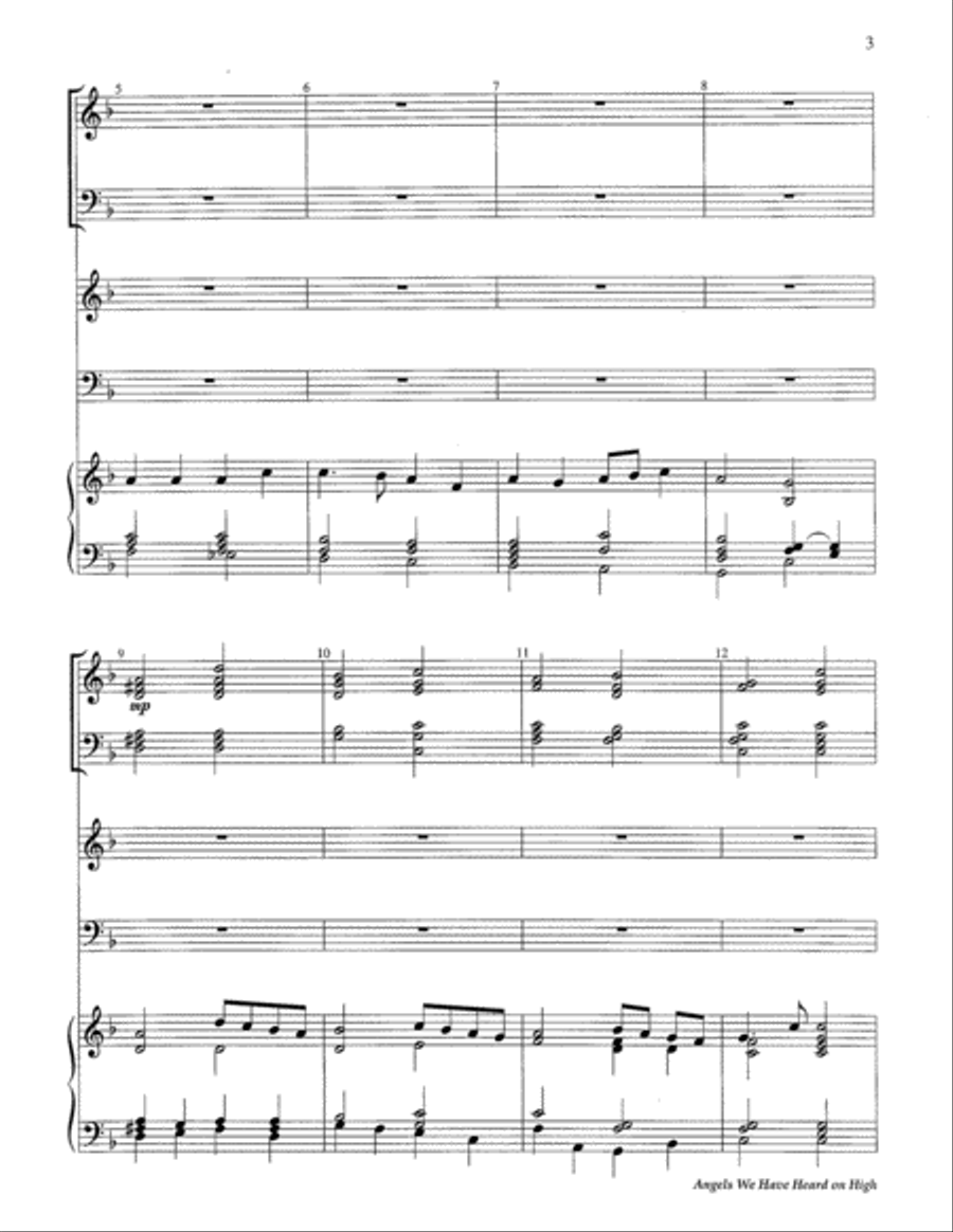 Angels We Have Heard on High 5-Octaves scores gallery preview page 3