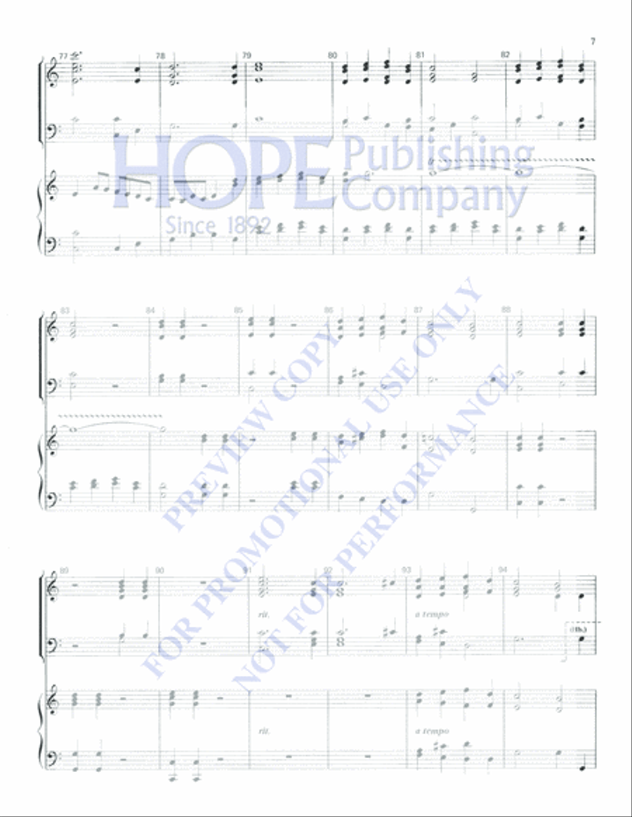 The Heavens Are Telling 3-Octaves scores gallery preview page 7
