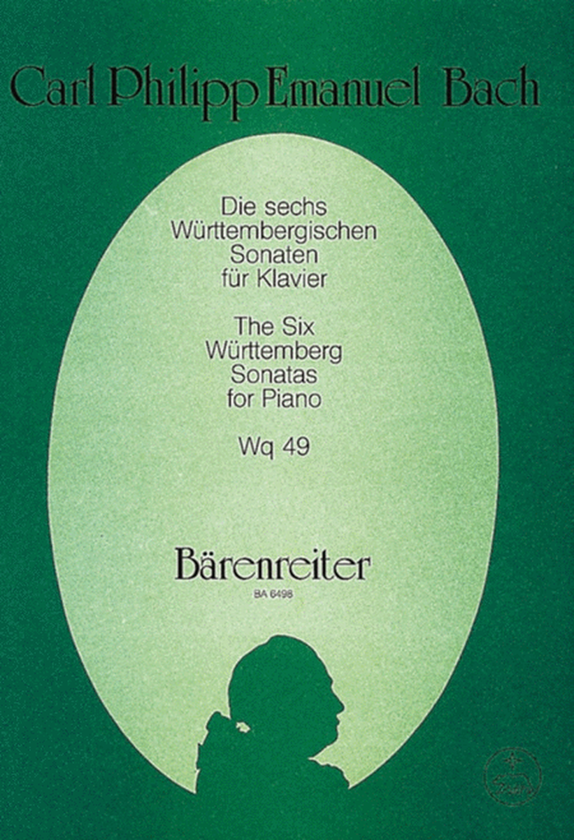 Wurttemberg Sonatas 6 Wq 49 Ed Steglich