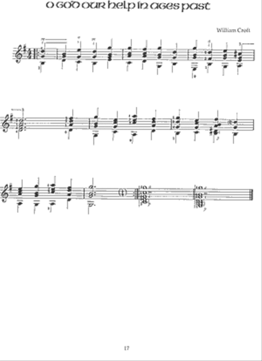 Favorite Hymns for Classical Guitar Acoustic Guitar scores gallery preview page 4