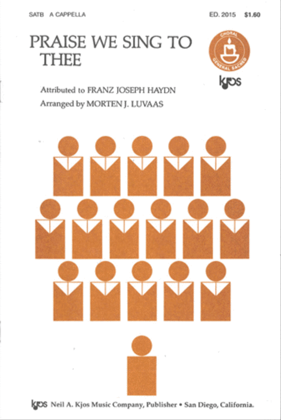 Praise We Sing to Thee 4-Part scores gallery preview page 1