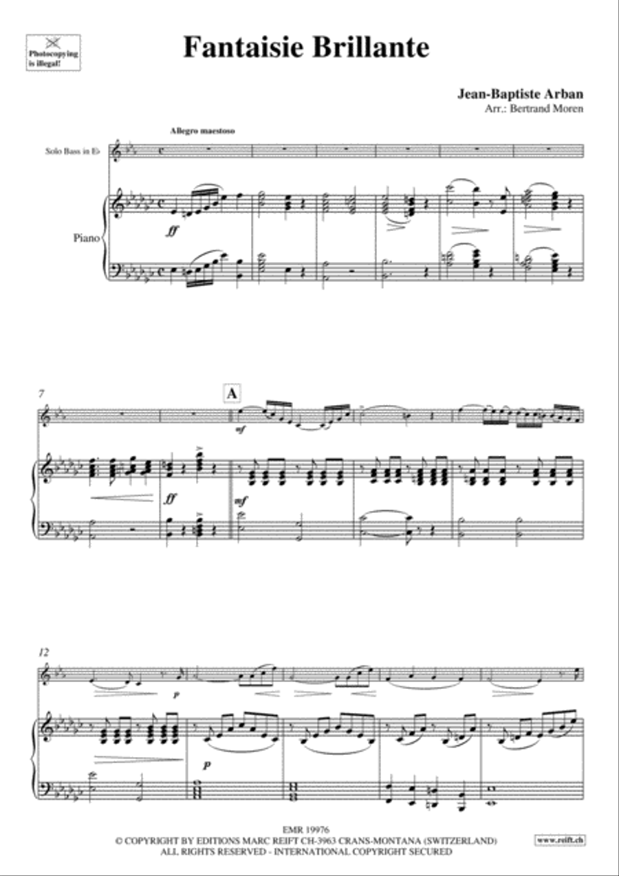 Fantaisie Brillante Fantaisie Brillante Voice Solo scores gallery preview page 3