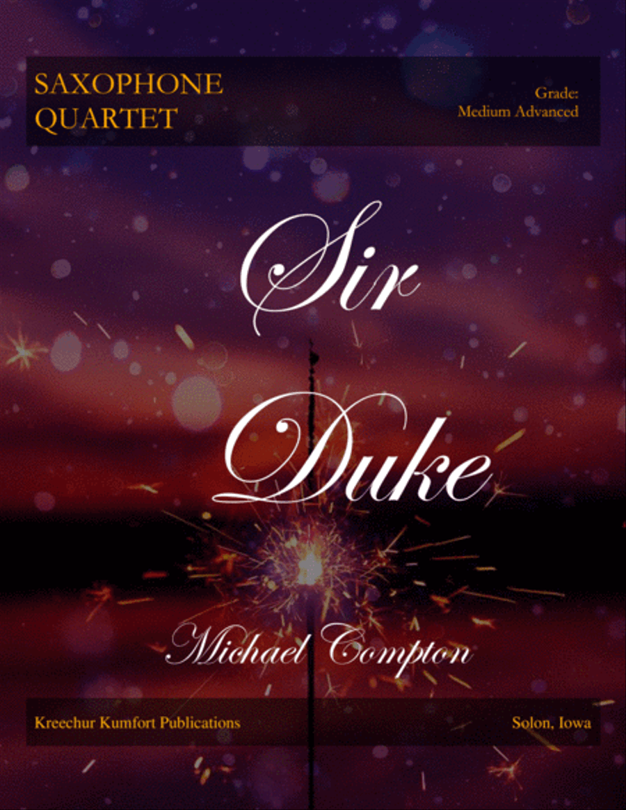 Sir Duke Woodwind Quartet scores gallery preview page 1