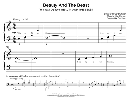 Beauty And The Beast (arr. Fred Kern)