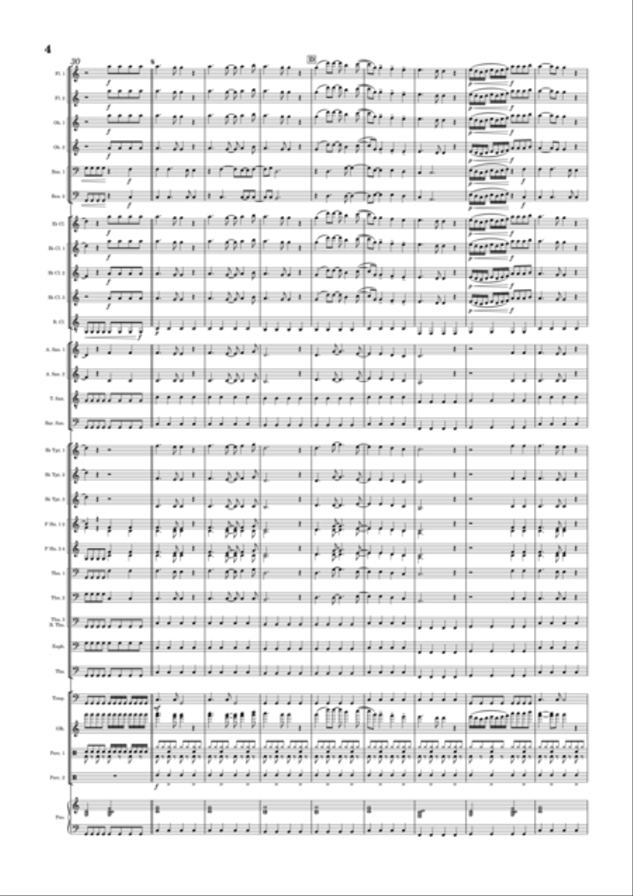 Angeleyes Concert Band scores gallery preview page 4